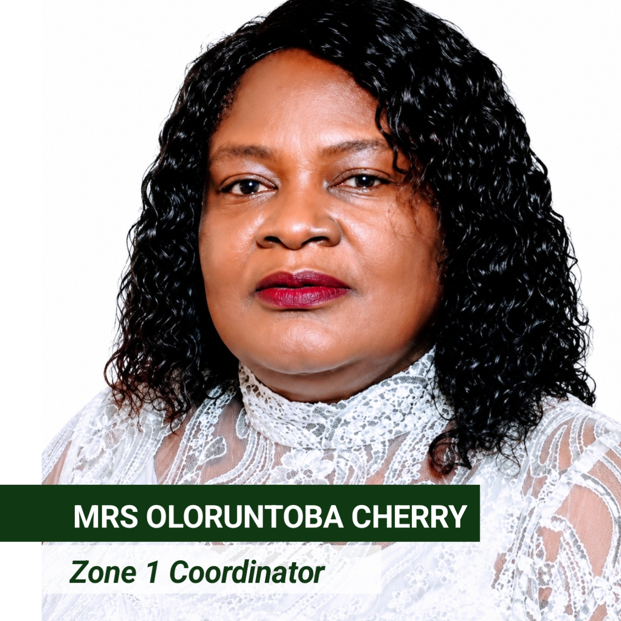 Mrs. Oloruntoba Cherry - Zone 1 Coordinator 